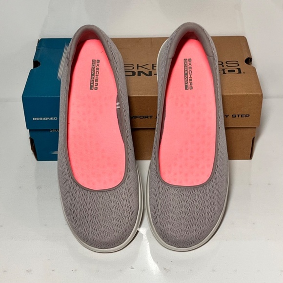 Skechers GOwalk Lite Blossom Washable Knit Skimmers - Picture 5 of 7